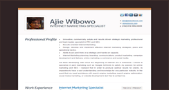 Desktop Screenshot of ajiewibowo.com